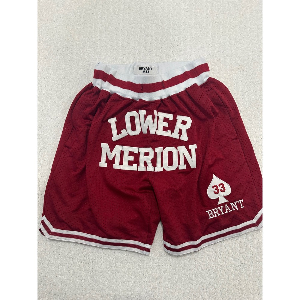 Kobe Bryant Lower Merion Aces Basketball Shorts Small